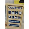 Image 3 : Camel Cigarette 1985 Plastic Sign 14" x 25" 
