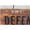 Image 2 : Minister Defense Metal Sign 16" x 24" 