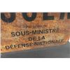 Image 4 : Minister Defense Metal Sign 16" x 24" 