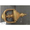 Image 2 : Brass Boor Knocker + 2 Brass Bells with Horse Handles