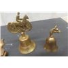 Image 3 : Brass Boor Knocker + 2 Brass Bells with Horse Handles