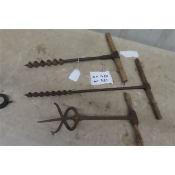 3 Auger Bits - 1 is Odd