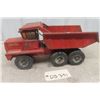 Image 1 : Buddy L Pressed Metal Hydraulic Mac Gravel Tandem Truck 9" x 10" x 21" 