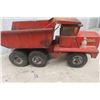 Image 7 : Buddy L Pressed Metal Hydraulic Mac Gravel Tandem Truck 9" x 10" x 21" 