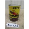 Image 1 : Rislone Snowmobile Oil Quart Can - Excellent Condition - 2 Pressed Pour Holes 