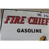 Image 2 : Texaco Fire Chief Porcelain Sign 9-1 53 12" x 18" 