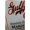 Image 2 : Gulf Oil Porcelain Sign 13" x 16" - Modern