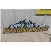 Image 1 : Keystone Lite Beer Sign - Doesn't Light Up - 9.5" x 29"
