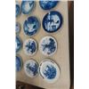 Image 3 : 20 Assorted Blue Plates - Royal Copenhagen, Delfite, Eschenbach 