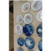 Image 4 : 20 Assorted Blue Plates - Royal Copenhagen, Delfite, Eschenbach 