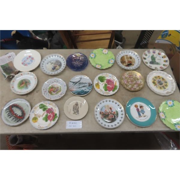 18 Assorted Collector Plates - Royal Copenhagen, Stafford Shire, Plus More 