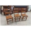 Image 1 : 3 Solid Wood Oak? Chairs 