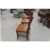 Image 4 : 3 Solid Wood Oak? Chairs 