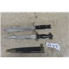 Image 1 : Modern Military Dagger 14" Long + Modern Military Bayonet 14" Long