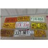 Image 1 : 9 License Plates; 1976 Motorcycle MB, 63 Saskatchewan plus others