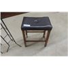Image 2 : Metal Folding Shelf, CD Rack, Wood Stool with Upholstered Top