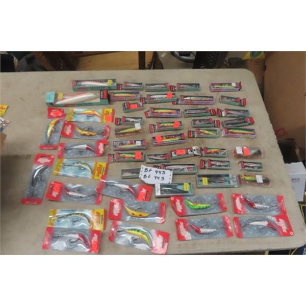 50 New Fishing Lures; Rapala + Canadian Wiggler