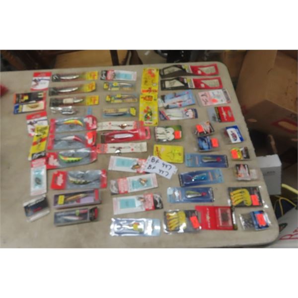 50 New Fishing Hooks + Lures