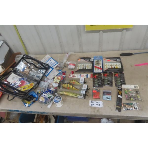 3 Large Lures 7.5" Polish Perch + Pile, Lures, Spinners, Hooks, Jigs, Line, Floaters + Weights