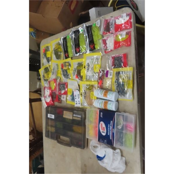 2 Deluxe Walleye Kits, 2 Scent Away, Bait, Hooks