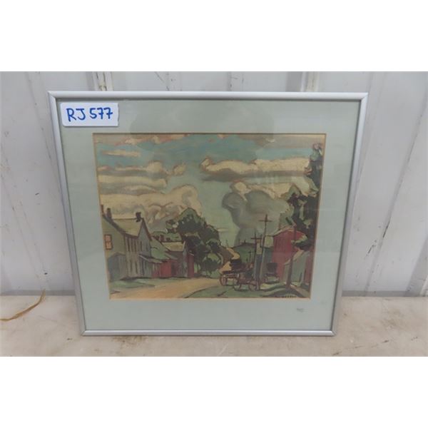 A.J Casson - Norval Framed Print 13'' x 12'' 