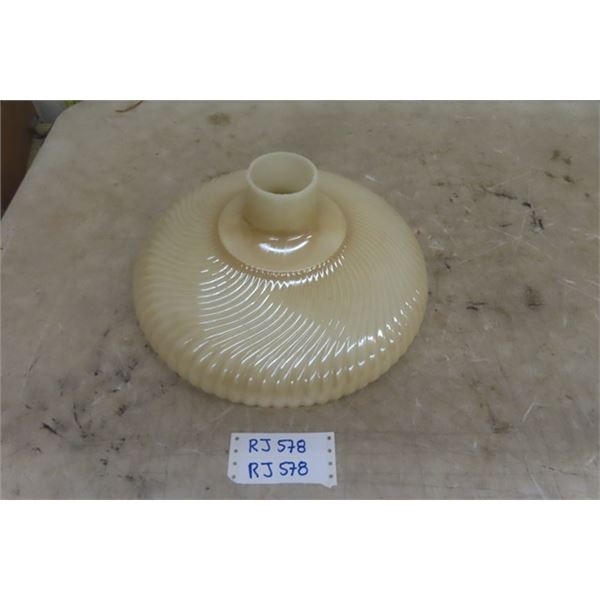 Antique Torque Lamp Shade with Swirl Look 14'' Diameter