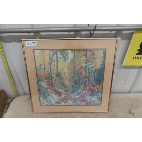 Framed Print Seller Clainns Group 7 - Info Might Be Behind Matting