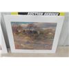 Image 2 : 2 Unframed Matted Leo Mol Prints - "Alma-Manitoba" and Whiteshell Lake 20'' x 16'' 