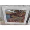Image 3 : 2 Unframed Matted Leo Mol Prints - "Alma-Manitoba" and Whiteshell Lake 20'' x 16'' 