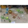 Image 1 : Huge Assortment of Glassware - Green Depression, Cherry Blossom, Fairfax, Plus More 