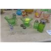 Image 2 : Huge Assortment of Glassware - Green Depression, Cherry Blossom, Fairfax, Plus More 