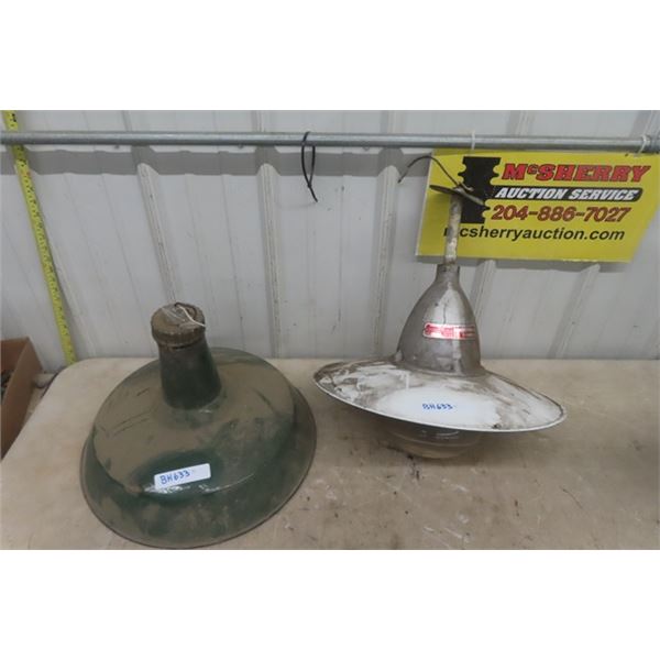 Crouse Hinds Industrial Light with White 18'' Porcelain Shade 