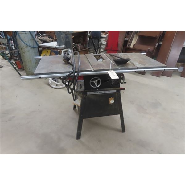 Rockwell/Beaver Model 34050 10'' Professional Table Saw 