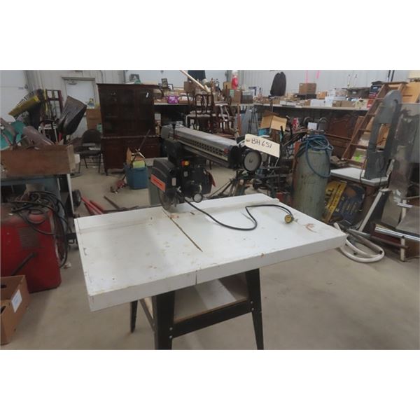 Craftsmen/Sears 10'' Radial Arm Saw with Stand 