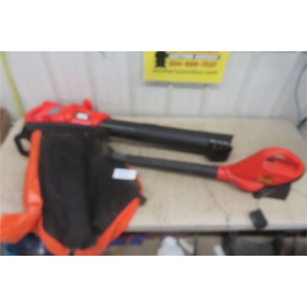 Black and Decker Leaf Hog Electric Blower Vacuum , Black and Decker Cordless Blower 