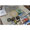 Image 7 : 30 Tubes of Caulking, Assorted Tape, Caulking Gun, 2 Foam Sealants 