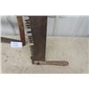 Image 3 : Pair of Vintage Saws- Large Tree Cutter One is 60'' Long , Great Wall Decor 