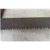 Image 5 : Pair of Vintage Saws- Large Tree Cutter One is 60'' Long , Great Wall Decor 