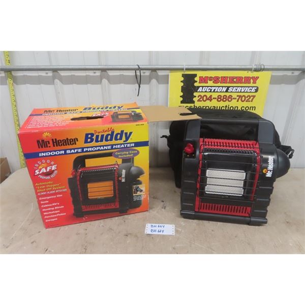 Mr Heater Portable Buddy Indoor Safe Propane Heater- Like New in Box 