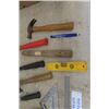 Image 3 : Assorted Hammers, Squares, Prybars, Stud Sensors, Tape Measures, Levels 