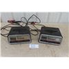 Image 1 : 2 Schumacher Battery Chargers - 2/10/50 Amp and 2/2/75 Amp - Both with Starter Charging 