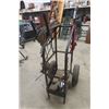 Image 1 : Very Heavy Duty Welding Cart - No Tanks but Has Regulators, Hose, Cutting Torch, and Goggles 