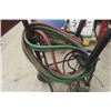 Image 5 : Very Heavy Duty Welding Cart - No Tanks but Has Regulators, Hose, Cutting Torch, and Goggles 