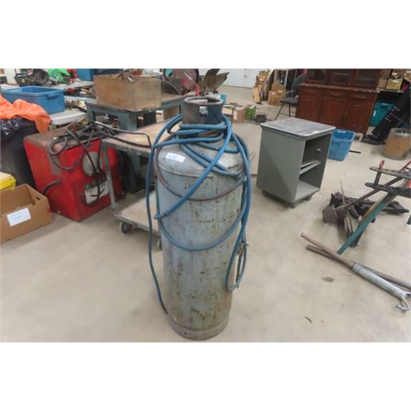 Large Air Tank with Hose 49'' Tall 