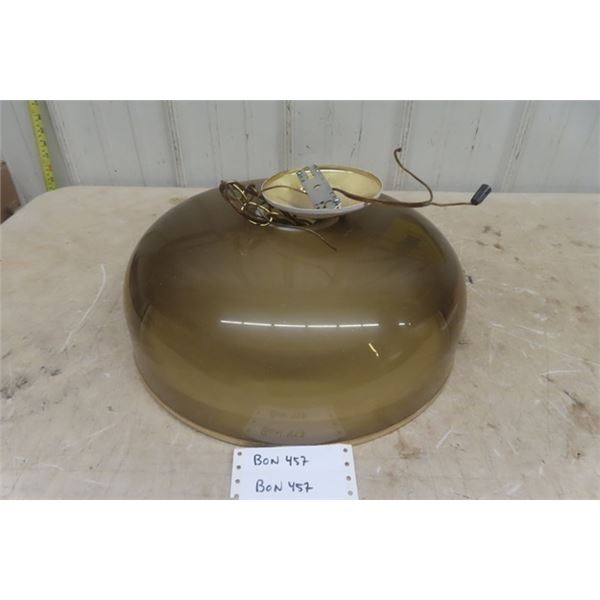 Mid Century Modern Ceiling Light Fixture 15" Wide