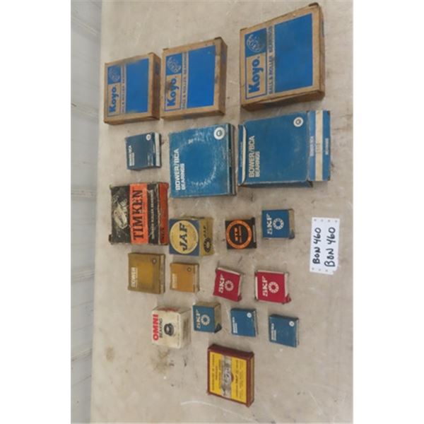 Assorted New Old Stock Bearings; Bower, Koyo, SKF plus more 