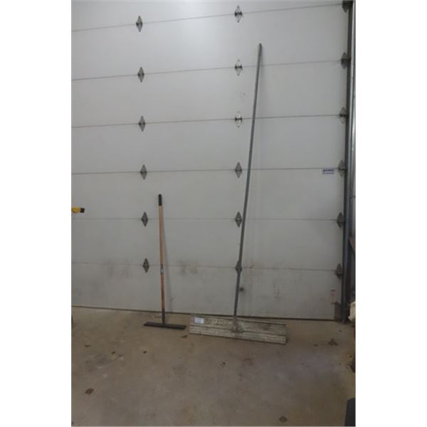 Cement Float - 42'' x 8 '' , Pro Point Concrete Rake 