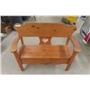 Image 1 : Cute Wooden Hall Seat + Bench 15" x 36" x 45" 
