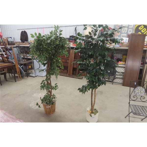 2 Artificial Plants - Approx. 80'' Tall 