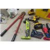 Image 2 : Assorted Tools with Tool Box - Dewalt, Ryobi, Bosch, Milwaukee, Plus Lots More 